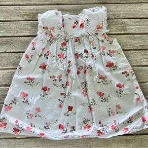 EUC Cyrillus Floral Dress - Size 9m